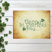 Happy St. Patrick's Day Clover Shamrock Briefkaart