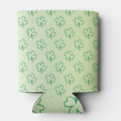Happy St Patrick's day clover shamrock monogram Blikjeskoeler (Achterkant)