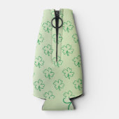 Happy St Patrick's day clover shamrock monogram Ca Flesjeskoeler (Achterkant)