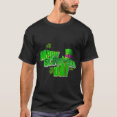 Happy St. Patrick's Day Clovers T-shirt (Voorkant)