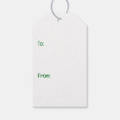 Happy St. Patrick's Day Corgi Dog Cadeaulabel (Achterkant)