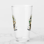 Happy St Patricks Day Cup of Clovers Glas (Links)