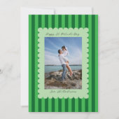 Happy St. Patrick's Day Custom Photograph Modern Feestdagenkaart (Voorkant)