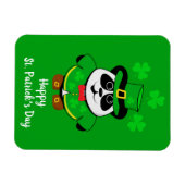 Happy St Patricks Day Cute Animal Magneet (Horizontaal)