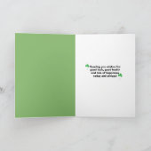 Happy St Patrick's Day Cute Labrador Puppy Feestdagen Kaart (Binnen)