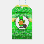 Happy St Patrick's Day | Cute Leprechaun Cadeaulabel (Voorkant)