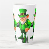 HAPPY ST.PATRICK'S DAY CUTE LEPRECHAUN LATTE MOK (Voorkant)