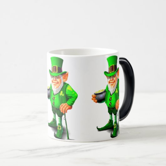 HAPPY ST.PATRICK'S DAY CUTE LEPRECHAUN MAGISCHE MOK (Voorkant rechts)