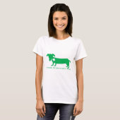 Happy St. Patrick's Day Dachshund T-shirt (Voorkant volledig)