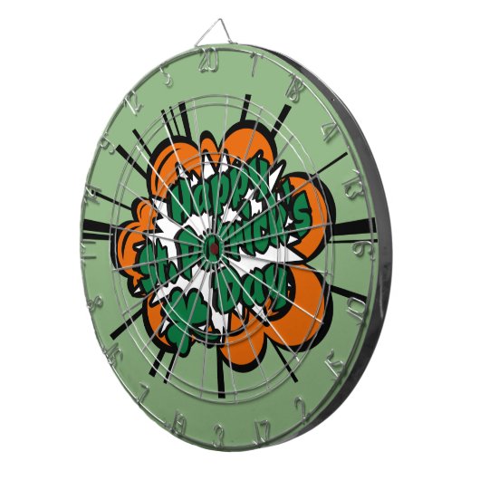Happy St. Patrick's Day Dartbord (Voorkant Rechts)