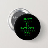 Happy St Patricks Day Deaf Pride gebarentaal ASL Ronde Button 5,7 Cm (Voorkant /achterkant)
