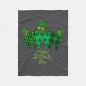 Happy St Patrick's Day Dental Istant Tooth Patrick Fleece Deken (Voorkant)