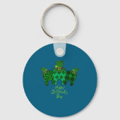 Happy St Patrick's Day Dental Istant Tooth Patrick Sleutelhanger (Voorkant)