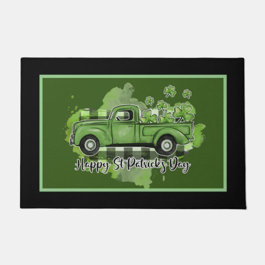 Happy St.Patrick's Day Deurmat (Voorkant)
