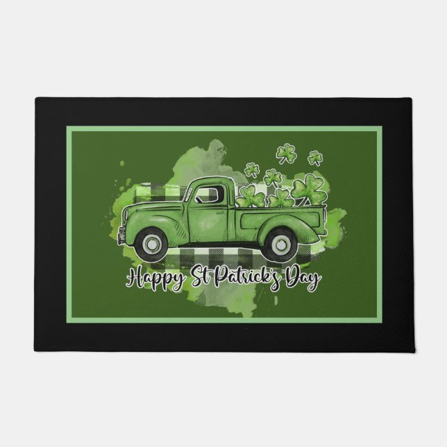 Happy St.Patrick's Day Deurmat (Voorkant)