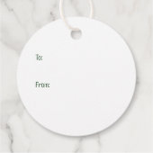 Happy St Patricks Day Dobermann Honden Bedankjes Labels (Achterkant)