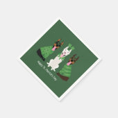 Happy St Patricks Day Dobermann Honden Servet (Hoek)