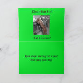 Happy St Patricks Day Dog Bar 1900 Irish Setter Kaart (Binnen)