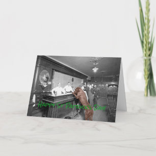 Happy St Patricks Day Dog Friendly Bar 1900 Foto Kaart