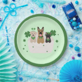 Happy St Patricks Day Dog Mail Papieren Bordje (Feest)