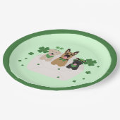 Happy St Patricks Day Dog Mail Papieren Bordje (Gekanteld)