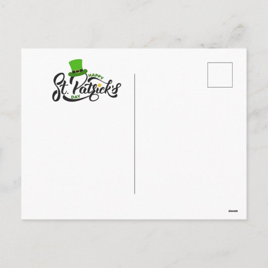 Happy St. Patrick's Day dogs Feestdagenkaart (Achterkant)