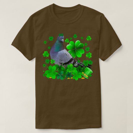 Happy St Patricks Day Duifvogel met 2 T-shirt (Design voorkant)
