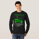 Happy St Patrick's Day en Shamrock T-shirt (Voorkant volledig)