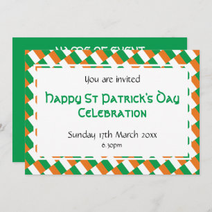HAPPY ST PATRICK'S DAY Event Celebration Kaart