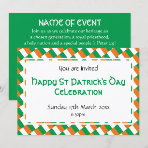 HAPPY ST PATRICK'S DAY Event Celebration Kaart