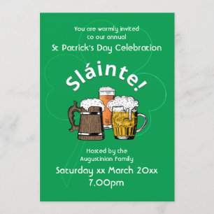 HAPPY ST PATRICK'S DAY Event Celebration Kaart