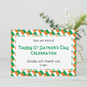 HAPPY ST PATRICK's DAY Event Viering Kaart (Staand voorkant)