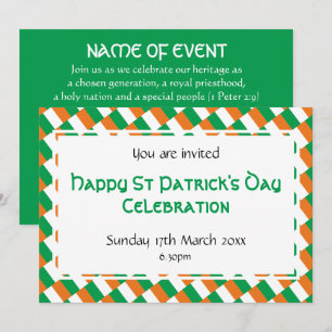 HAPPY ST PATRICK's DAY Event Viering Kaart