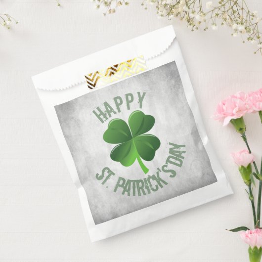 Happy St. Patrick's Day Favor Bags Bedankzakje (Gezegeld)