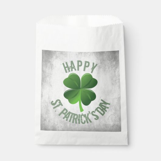 Happy St. Patrick's Day Favor Bags Bedankzakje (Voorkant)