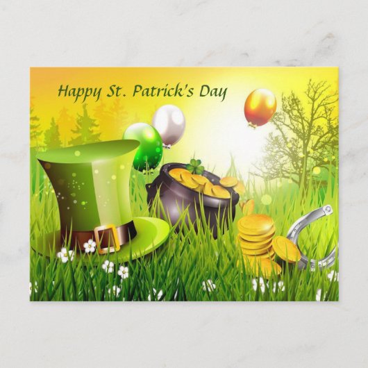 Happy St. Patrick's Day Feestdagenkaart (Voorkant)