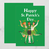 Happy St. Patrick's Day  Feestdagenkaart (Voorkant / Achterkant)