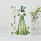 Happy St. Patrick's Day Feestdagenkaart (Staand voorkant)