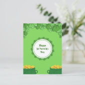 Happy St. Patrick's Day Feestdagenkaart (Staand voorkant)