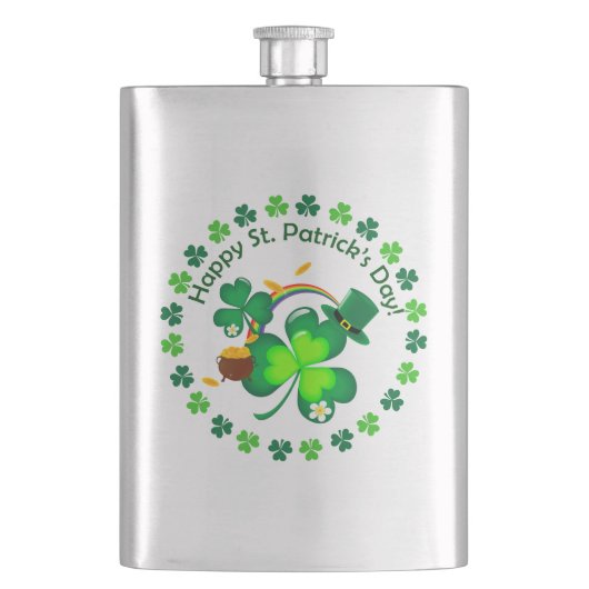 Happy St. Patrick's Day Flacon (Voorkant)