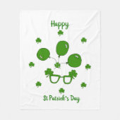 Happy St Patrick's Day Fleece Deken (Voorkant)