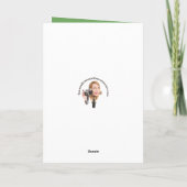 Happy St Patricks Day for Iedereen Cute Beagle Pup Feestdagen Kaart (Achterkant)