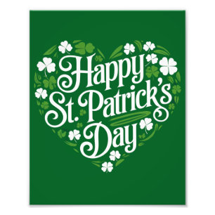 Happy St Patrick's Day Foto Afdruk