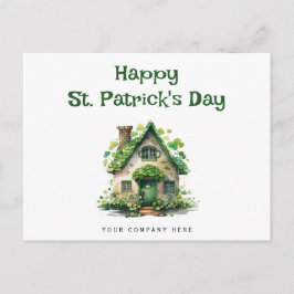Happy St. Patrick's Day Four Leaf Clover Realty Feestdagenkaart