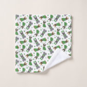 Happy St Patricks Day Franse bulldogs Bad Handdoek (Wasdoekje)