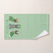 Happy St Patricks Day Franse bulldogs Bad Handdoek (Handdoek)