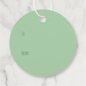 Happy St Patricks Day Franse bulldogs Bedankjes Labels (Achterkant)