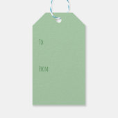 Happy St Patricks Day Franse bulldogs Cadeaulabel (Achterkant)