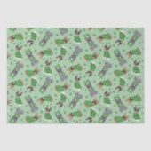 Happy St Patricks Day Franse bulldogs Tissuepapier (Voorkant)