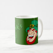 Happy St. Patrick's Day Fun & Magical Leprechaun Koffiemok (Voorkant rechts)